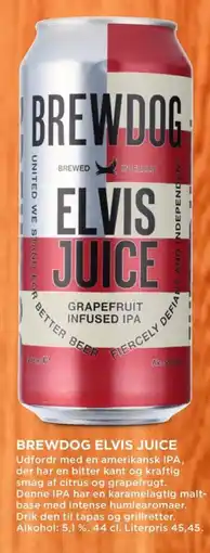Meny Brewdog elvis juice tilbud