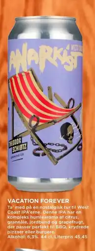 Meny Vacation forever tilbud