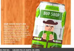 Meny Hop shop hazy ipa tilbud