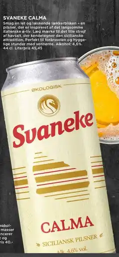 Meny Svaneke calma tilbud