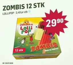 Holdbart ZOMBIS 12 STK tilbud