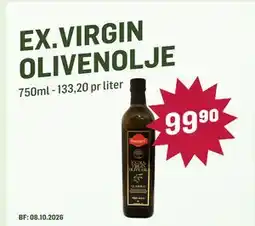 Holdbart EX.VIRGIN OLIVENOLJE tilbud