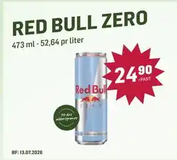 Holdbart RED BULL ZERO tilbud