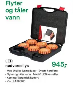 Felleskjøpet LED nødvarsellys tilbud