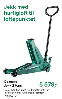 Felleskjøpet Compac Jekk 2 tonn tilbud