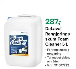 Felleskjøpet DeLaval Rengjørings- skum Foam Cleaner tilbud