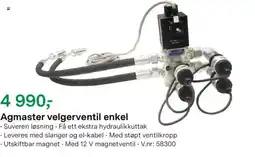 Felleskjøpet Agmaster velgerventil enkel tilbud
