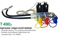 Felleskjøpet Agmaster velgerventil dobbel tilbud
