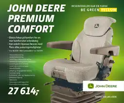 Felleskjøpet John Deere premium comfort tilbud