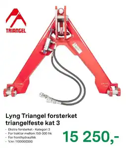 Felleskjøpet Lyng Triangel forsterket triangelfeste kat 3 tilbud