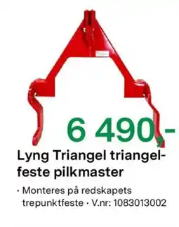 Felleskjøpet Lyng Triangel triangel- feste pilkmaster tilbud