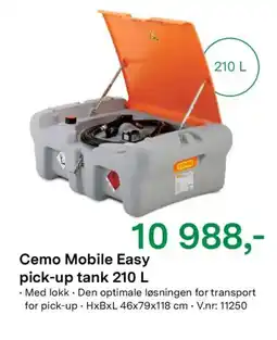 Felleskjøpet Cemo Mobile Easy pick-up tank tilbud