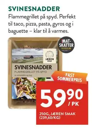 Jacobs SVINESNADDER tilbud