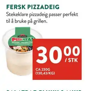 Jacobs FERSK PIZZADEIG tilbud