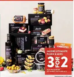 Jacobs JACOBS UTVALGTE PLUKK & MIKS tilbud