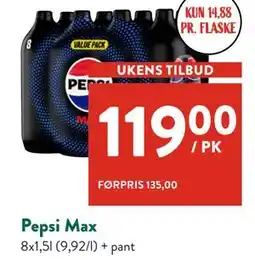 Jacobs Pepsi Max tilbud
