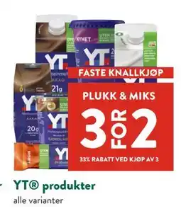 Jacobs YT produkter tilbud