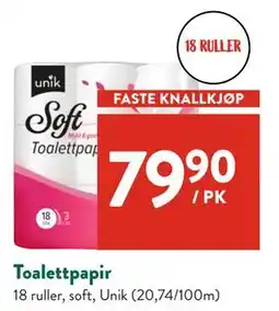 Jacobs Toalettpapir tilbud