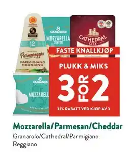 Jacobs Mozzarella/Parmesan/Cheddar tilbud