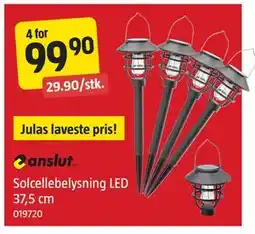 Jula Solcellebelysning LED 37,5 cm tilbud