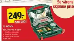 Jula Bor-/bitssett 70 deler tilbud