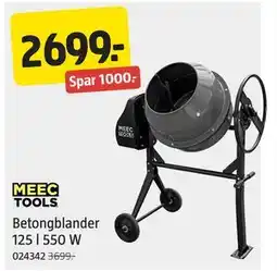 Jula Betongblander 125 l 550 W tilbud