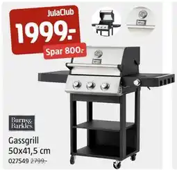 Jula Gassgrill 50x41,5 cm, Medlemspris tilbud