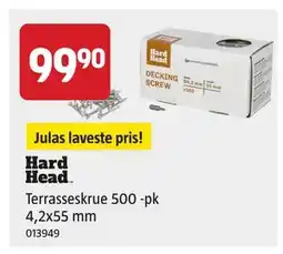 Jula Terrasseskrue 500 -pk 4,2x55 mm tilbud