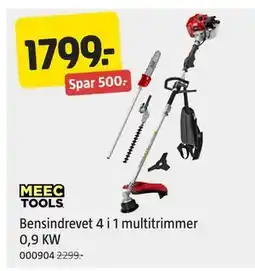 Jula Bensindrevet 4 i 1 multitrimmer 0,9 KW tilbud