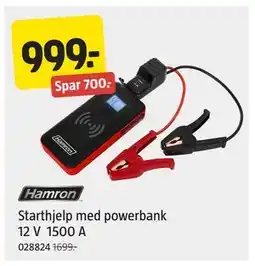 Jula Starthjelp med powerbank 12 V 1500 A tilbud