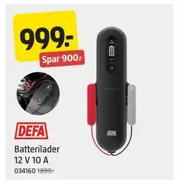 Jula Batterilader 12 V 10 A tilbud
