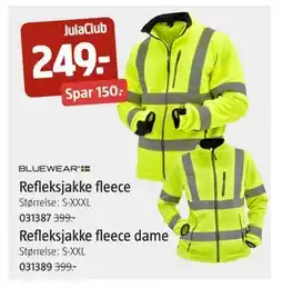 Jula Refleksjakke fleece, Medlemspris tilbud