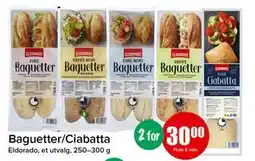 Spar Baguetter/Ciabatta tilbud