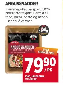 Meny ANGUSSNADDER tilbud