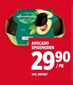 Meny AVOCADO SPISEMODEN tilbud