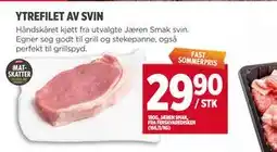 Meny YTREFILET AV SVIN tilbud