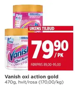 Meny Vanish oxi action gold tilbud