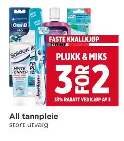 Meny All tannpleie tilbud