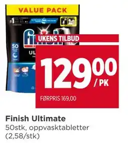 Meny Finish Ultimate tilbud