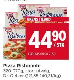 Meny Pizza Ristorante tilbud