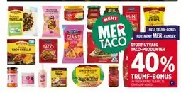 Meny STORT UTVALG TACO-PRODUKTER tilbud