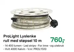 Felleskjøpet ProLight Lyslenke rull med støpsel tilbud