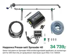 Felleskjøpet Happowa Presse-sett Spreader 40 tilbud