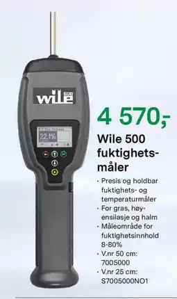 Felleskjøpet Wile 500 fuktighets- måler tilbud