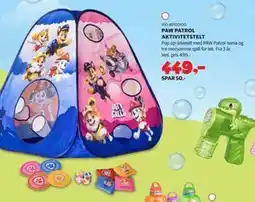 Lekia PAW PATROL AKTIVITETSTELT tilbud