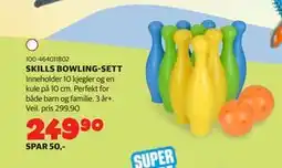 Lekia SKILLS BOWLING-SETT tilbud