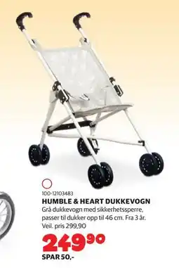 Lekia HUMBLE & HEART DUKKEVOGN tilbud