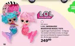 Lekia L.O.L. MERMAIDS! MAKEOVER MAGIC TOTS tilbud