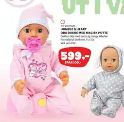 Lekia HUMBLE & HEART ODA DUKKE MED MAGISK POTTE tilbud