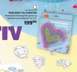 Lekia PERLESETT XL HJERTER tilbud